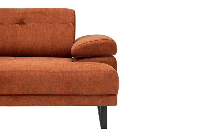 Atelier Del Sofa Mustang Small Left Sofá Esquinero Naranja 174 x 274 cm